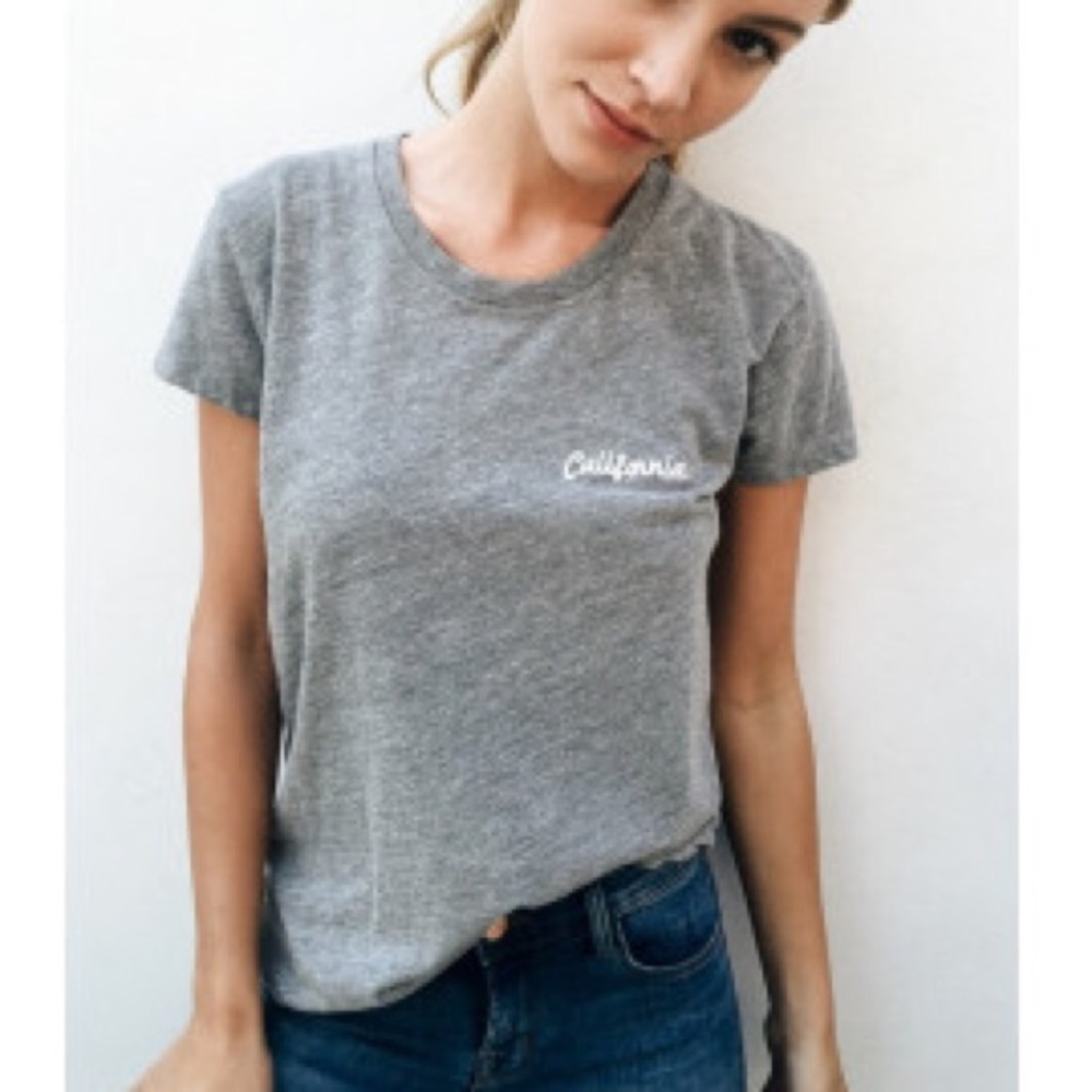 Brandy Melville grey California top
